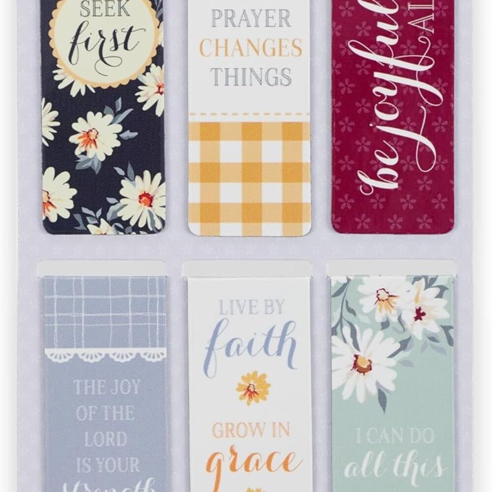 Magnetic Scripture Bookmark Set for Women - Inspirational Beloved Scripture Favo